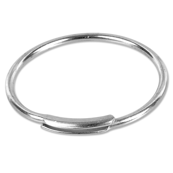 100 Stück Schlüsselringe Aus Stahl (16 Mm) – Vernickelte Karabinerhaken Für Schlüssel, Tools & Deko